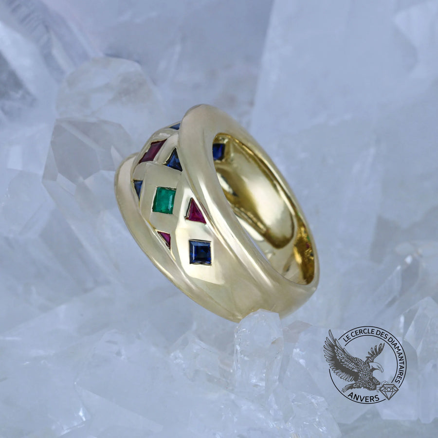 Bague Rubis - Tourte